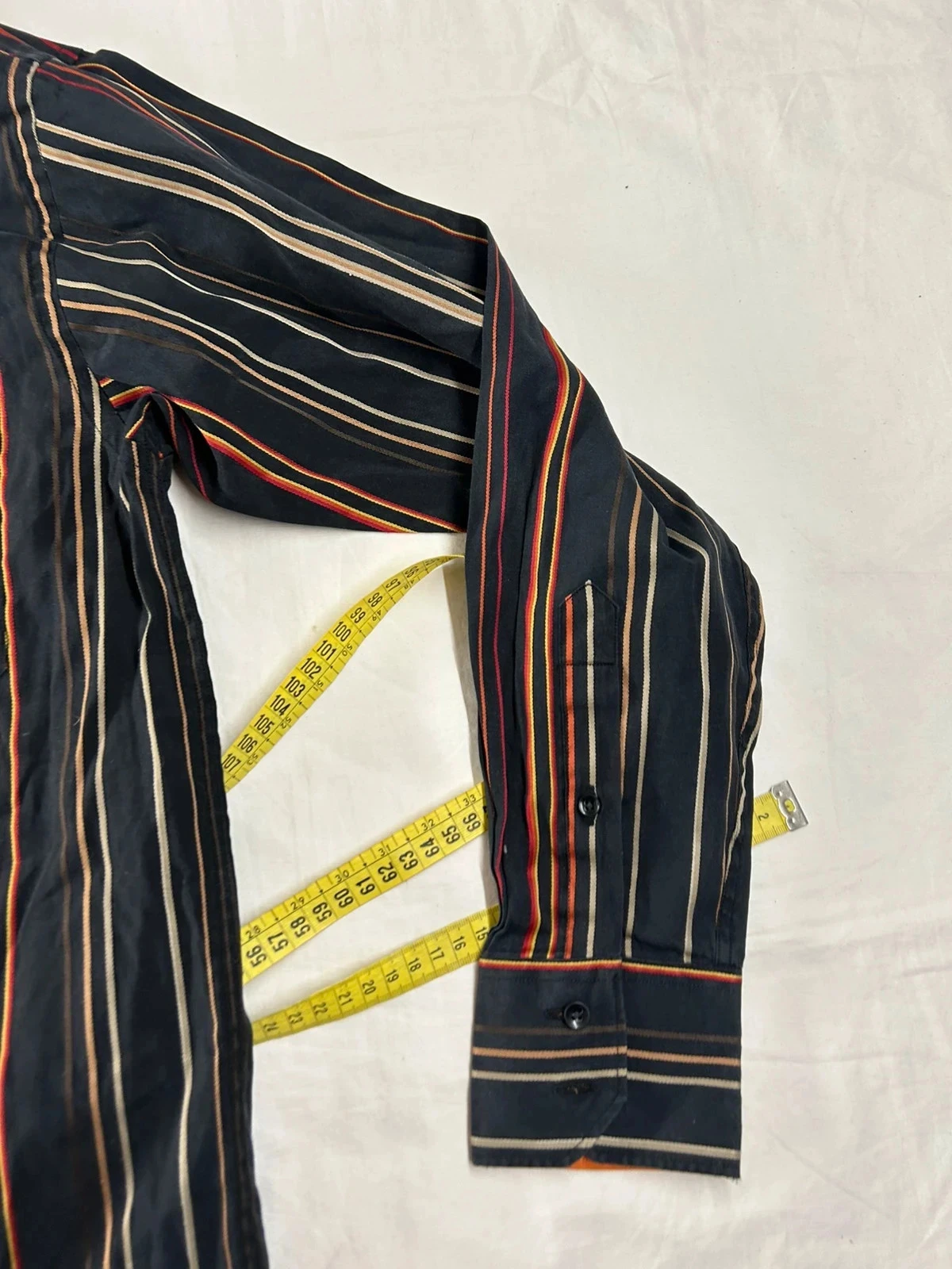 Multicolor black striped Brice shirt – photo 5